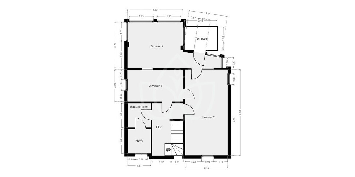 Grundriss ELW - Souterrain