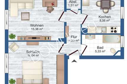 Schicke 2 Zimmer Wohnung mit Dusche - Wohnung Elstra Kriepitz | Angebot:24485028